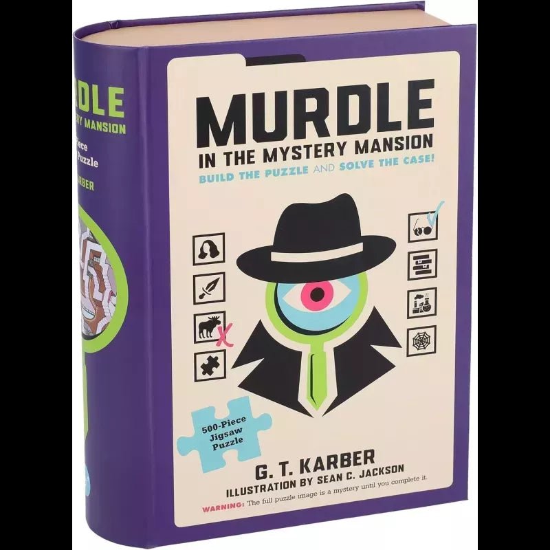 Murdle – Rejtély a kúriában Galison 500 darabos kirakó puzzle (GA-9781797235691) - puzzlegarden