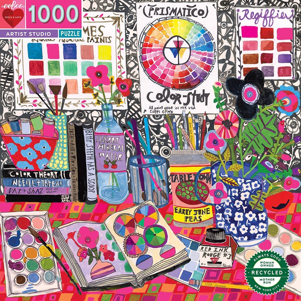 Műterem Eeboo 1000 darabos kirakó puzzle (EB-EPZTATS) - puzzlegarden