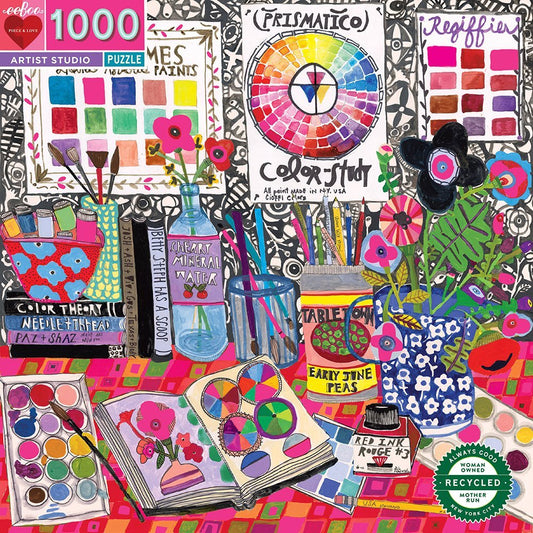 Műterem Eeboo 1000 darabos kirakó puzzle (EB-EPZTATS) - puzzlegarden