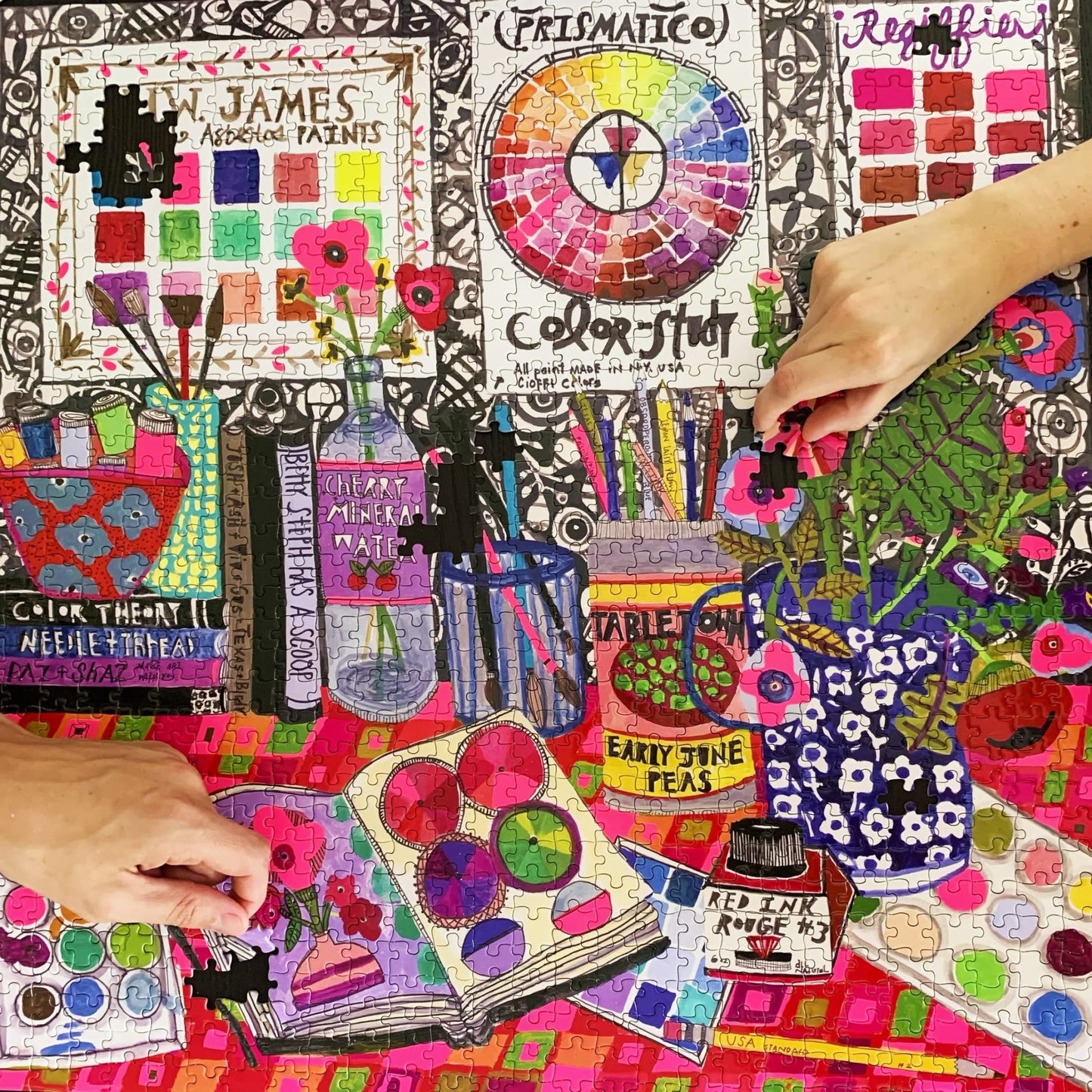 Műterem Eeboo 1000 darabos kirakó puzzle (EB-EPZTATS) - puzzlegarden