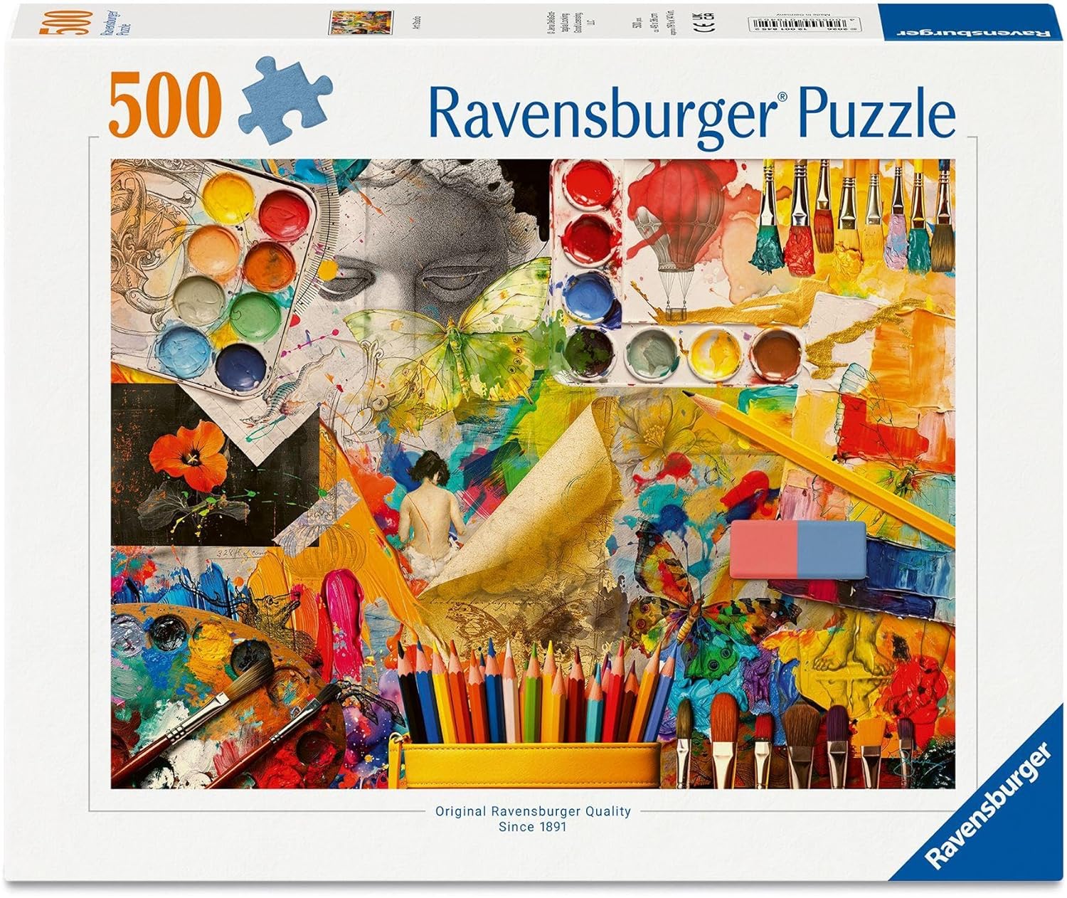 Műterem Ravensburger 500 darabos kirakó puzzle (RA-12001845) - puzzlegarden