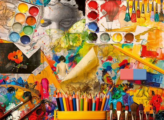 Műterem Ravensburger 500 darabos kirakó puzzle (RA-12001845) - puzzlegarden