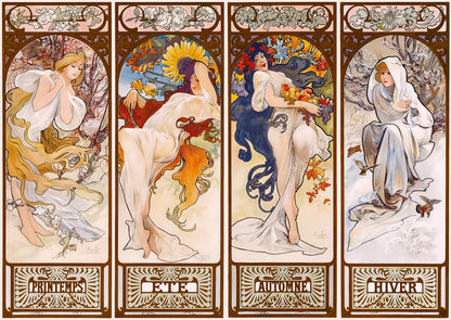 Művészet 1 – Mucha Interdruk 1000 darabos kirakó puzzle (ID-PUZ1000A1M) - puzzlegarden