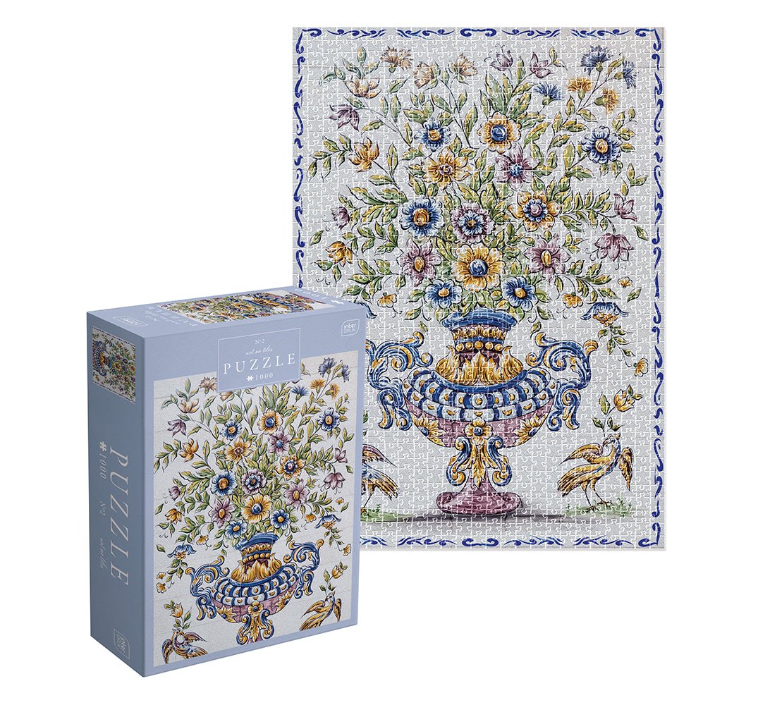 Művészet csempéken 2 Interdruk 1000 darabos kirakó puzzle (ID-PUZ1000AT2) - puzzlegarden