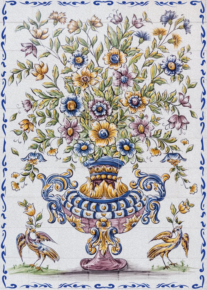 Művészet csempéken 2 Interdruk 1000 darabos kirakó puzzle (ID-PUZ1000AT2) - puzzlegarden