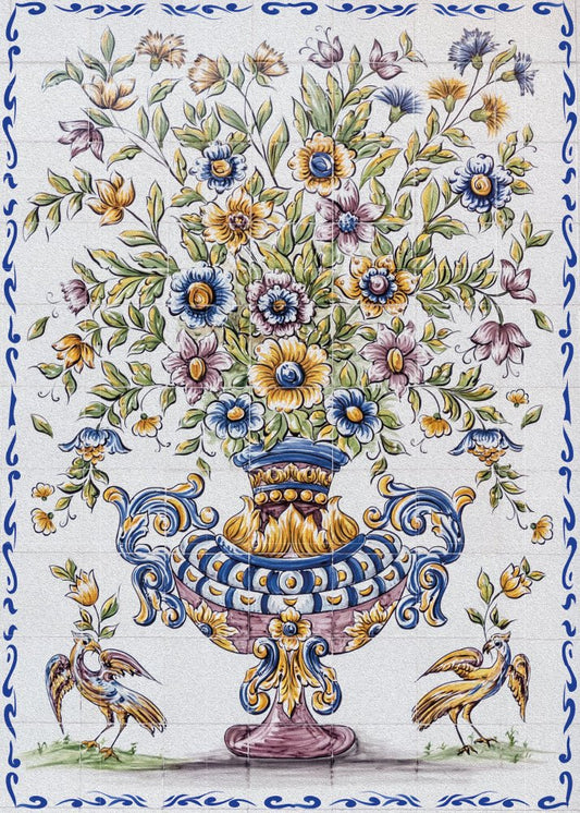 Művészet csempéken 2 Interdruk 1000 darabos kirakó puzzle (ID-PUZ1000AT2) - puzzlegarden