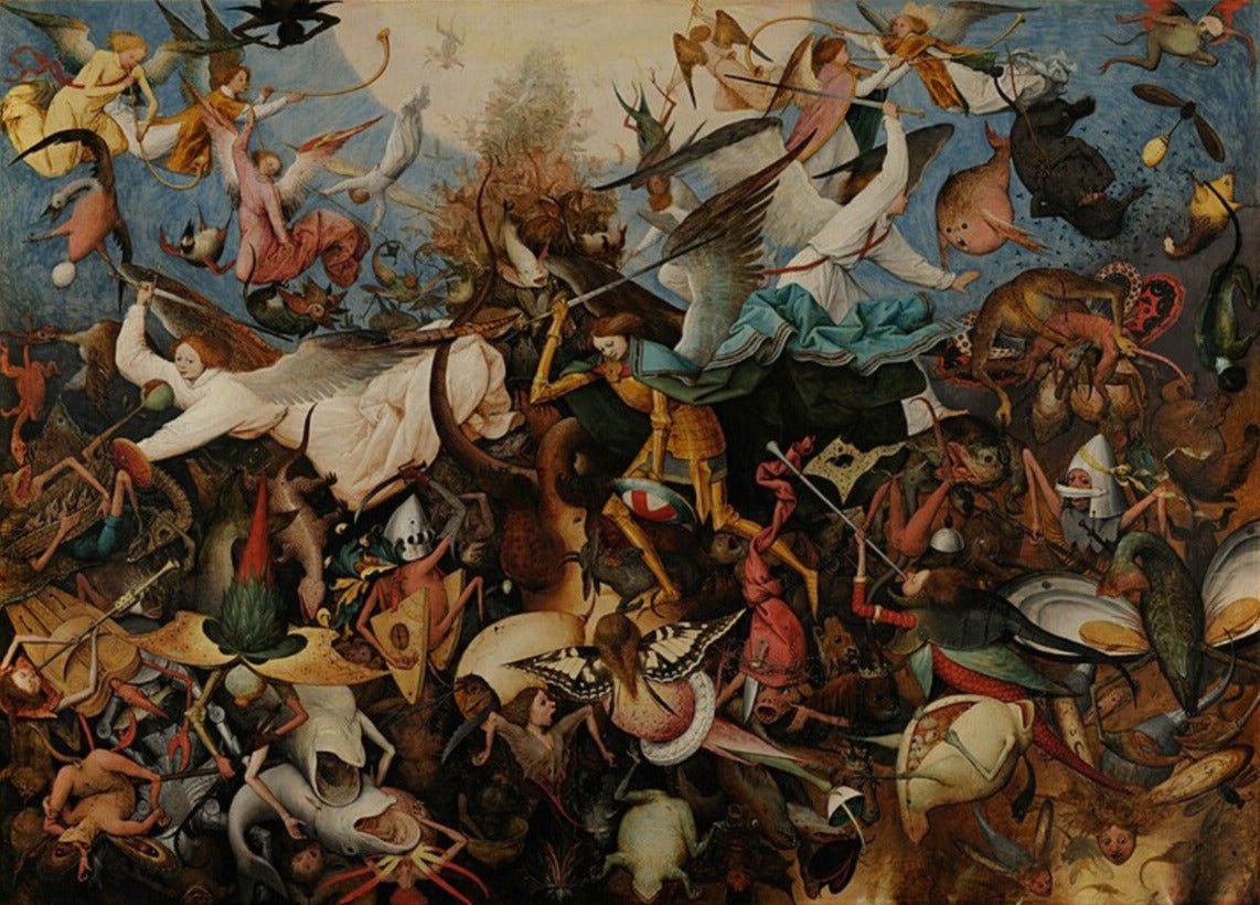 Múzeum Kollekció: Bruegel - A Lázadó Angyalok Bukása Clementoni 1000 darabos kirakó puzzle (CL-39662 8005125396627) - puzzlegarden