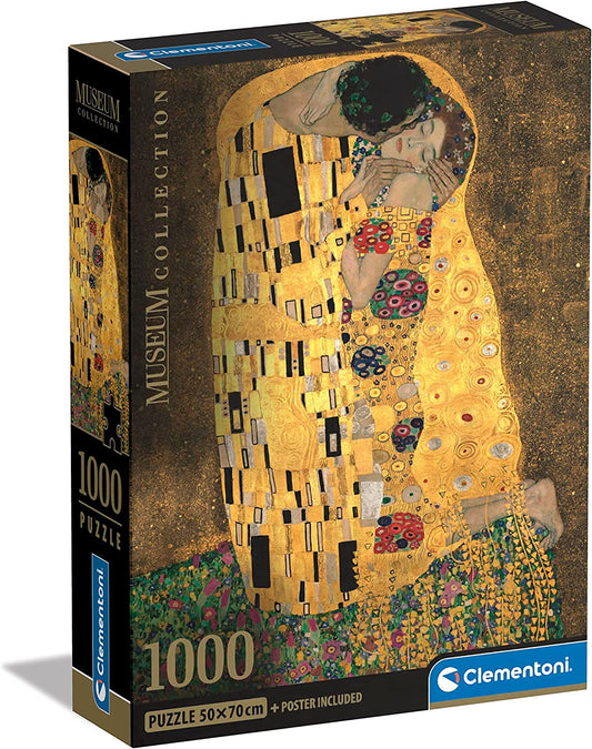 Múzeum Kollekció: Gustav Klimt - A Csók Clementoni 1000 darabos kirakó puzzle (CL-39790 8005125397907) - puzzlegarden