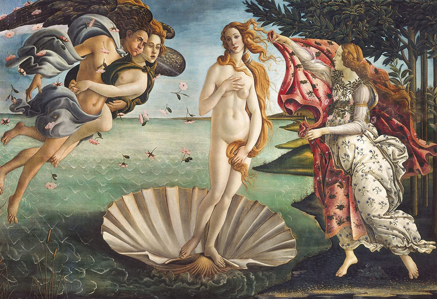 Múzeum Kollekció: Sandro Botticelli - Vénusz Születése Clementoni 2000 darabos kirakó puzzle (CL-32572 8005125325726) - puzzlegarden