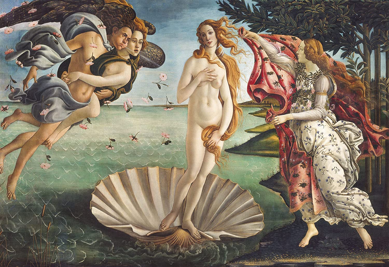 Múzeum Kollekció: Sandro Botticelli - Vénusz Születése Clementoni 2000 darabos kirakó puzzle (CL-32572 8005125325726) - puzzlegarden