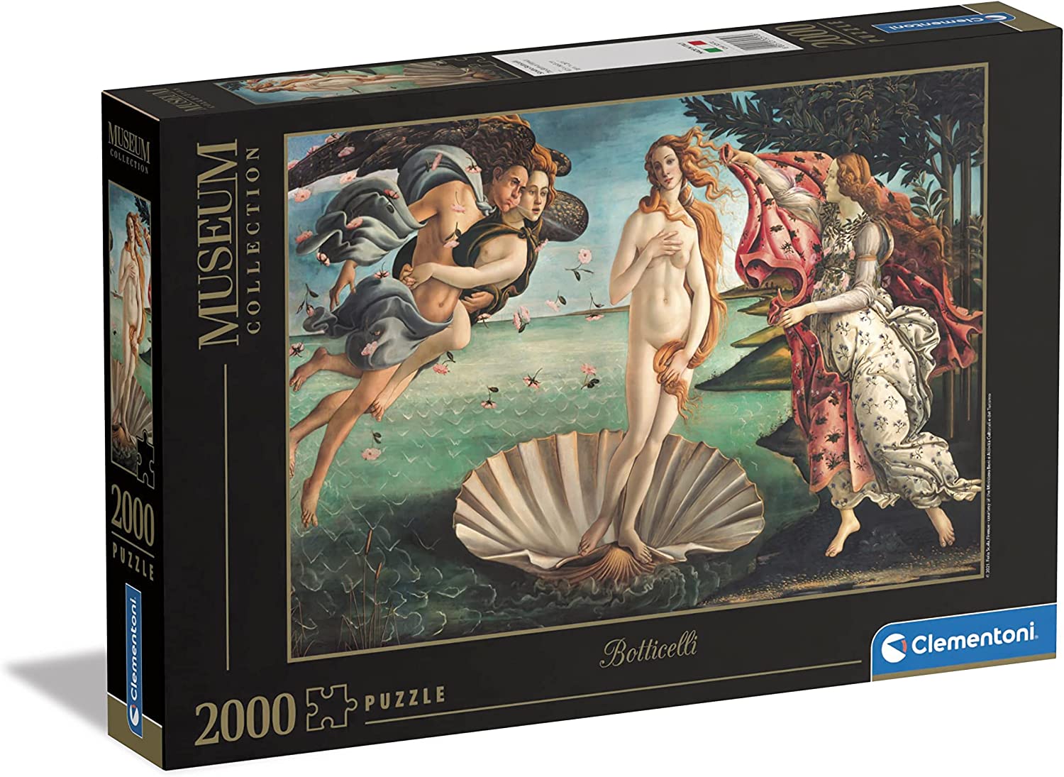 Múzeum Kollekció: Sandro Botticelli - Vénusz Születése Clementoni 2000 darabos kirakó puzzle (CL-32572 8005125325726) - puzzlegarden