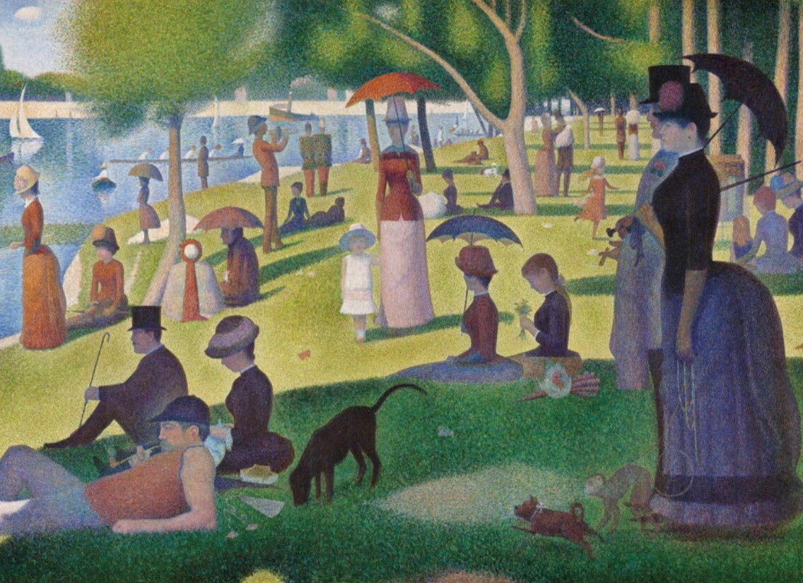 Múzeum Kollekció: Seurat - Vasárnap délután Grande Jatte szigetén Clementoni 1000 darabos kirakó puzzle (CL-39613 8005125396139) - puzzlegarden