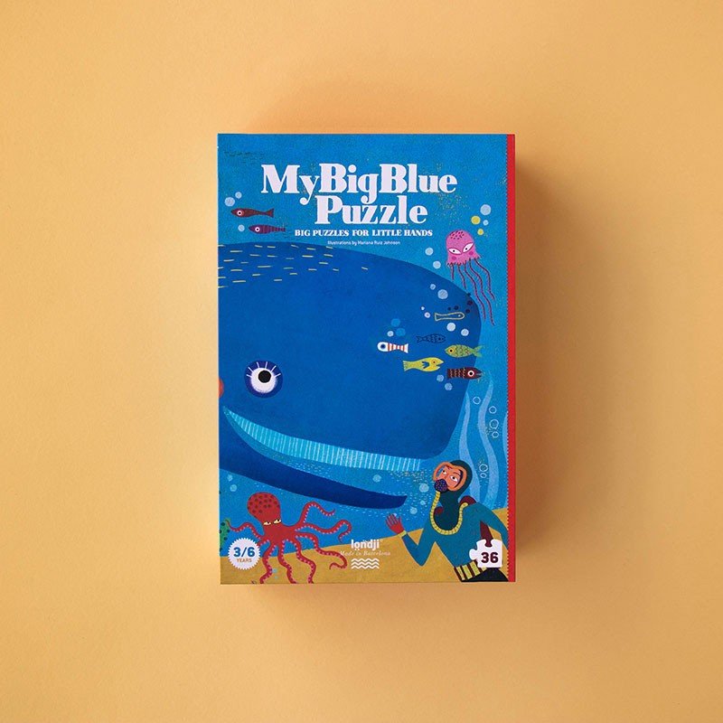 Nagy Kék Kirakóm Londji 36 darabos kirakó puzzle (LN-PZ335U) - puzzlegarden