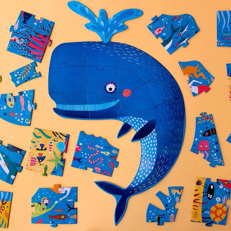 Nagy Kék Kirakóm Londji 36 darabos kirakó puzzle (LN-PZ335U) - puzzlegarden