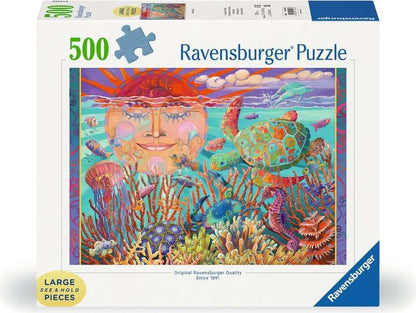 Nap és Tenger - XXL Ravensburger 500 darabos kirakó puzzle (RA-12001003 4005555010036) - puzzlegarden