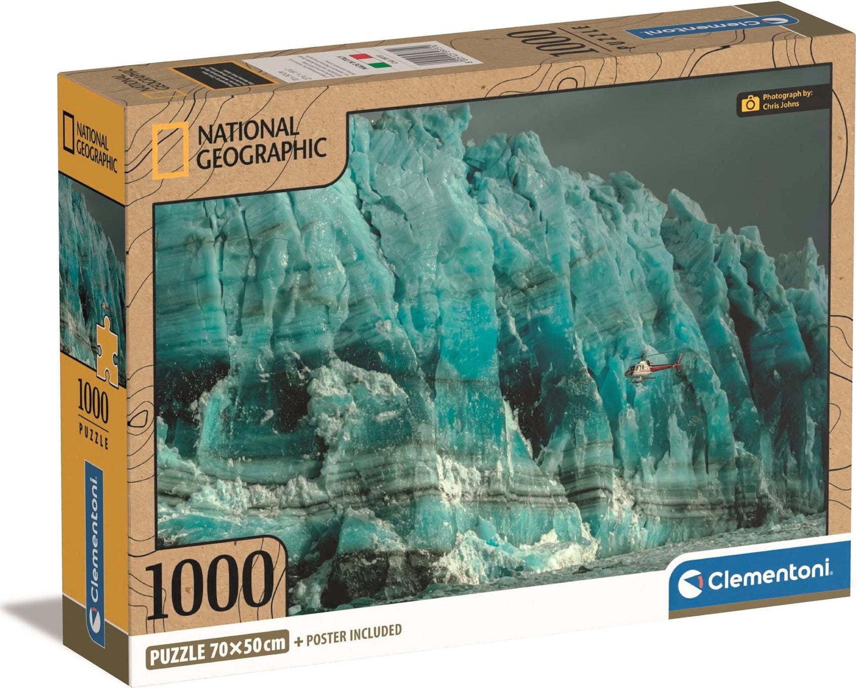 National Geographic Collection - Gleccser Clementoni 1000 darabos kirakó puzzle (CL-39731 8005125397310) - puzzlegarden