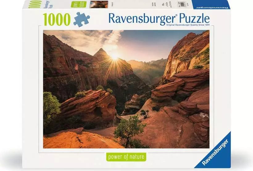 Nature Edition - Zion Canyon, USA Ravensburger 1000 darabos kirakó puzzle (RA-12000118) - puzzlegarden