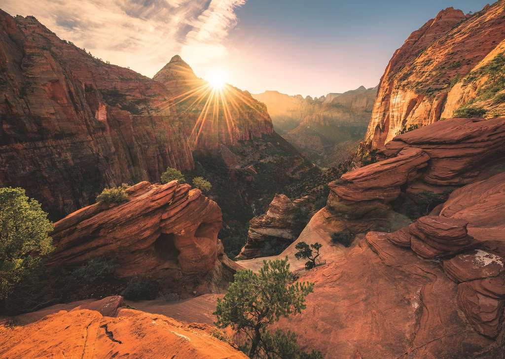 Nature Edition - Zion Canyon, USA Ravensburger 1000 darabos kirakó puzzle (RA-16754 4005556167548) - puzzlegarden