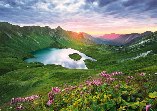 Németország Kollekció - Allgäu hegyi - tó Ravensburger 1000 darabos kirakó puzzle (RA-12001768) - puzzlegarden