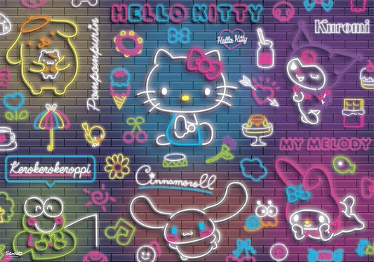 Neon Hello Kitty Trefl 500 darabos kirakó puzzle (TR - 37523 5900511375237) - puzzlegarden