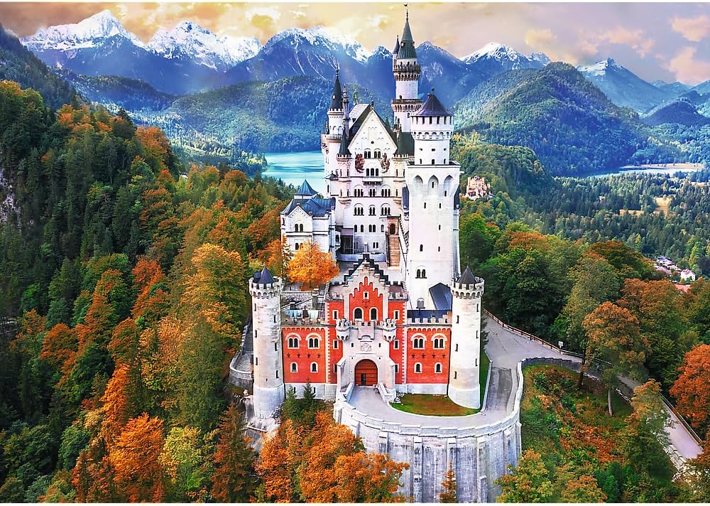 Neuschwanstein Kastély, Németország Trefl 1000 darabos kirakó puzzle (TR - 10813 5900511108132) - puzzlegarden