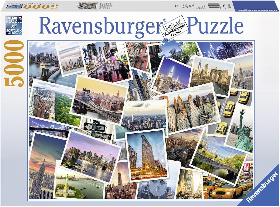 New York - a város, ami sohase alszik Ravensburger 5000 darabos kirakó puzzle (RA-17433 4005556174331) - puzzlegarden