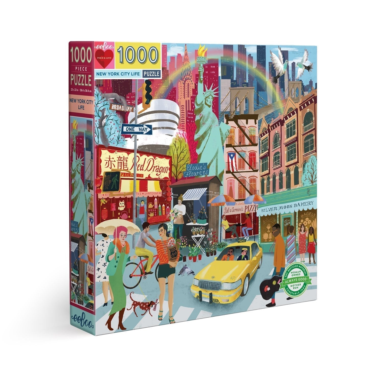 New York city life Eeboo 1000 darabos kirakó puzzle (EB-PZTNYL 689196510175) - puzzlegarden