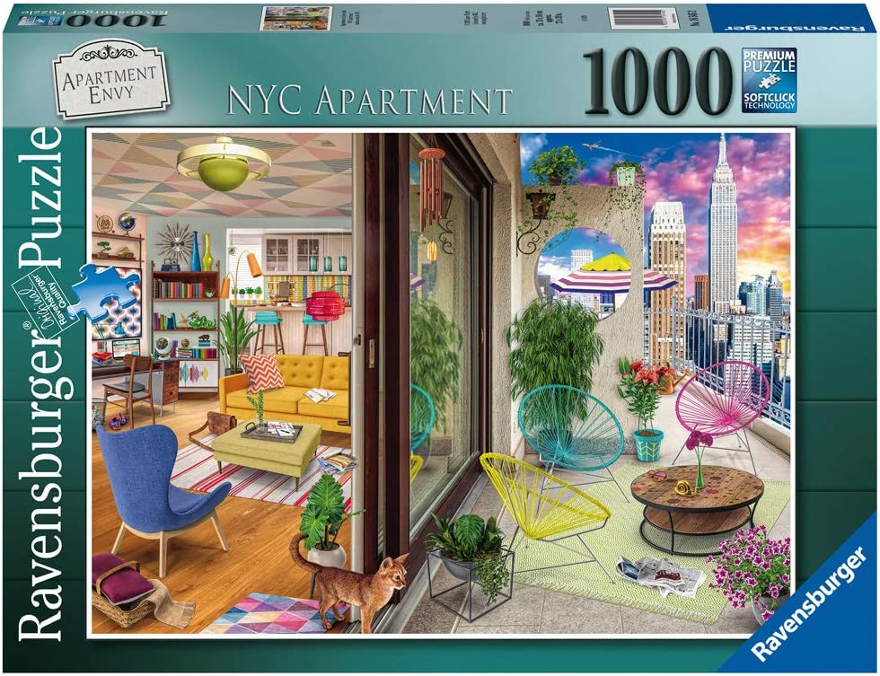 New York-i Apartman Ravensburger 1000 darabos kirakó puzzle (RA-16545 4005556165452) - puzzlegarden