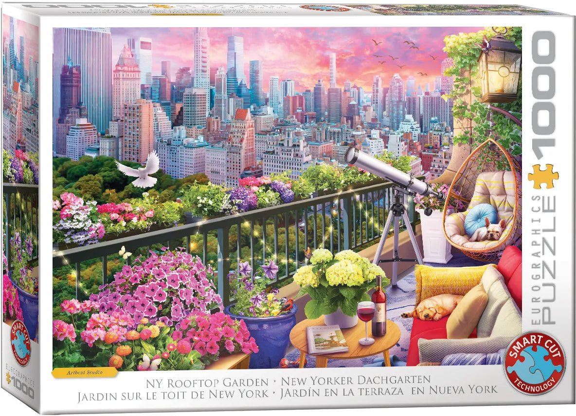 New York-i tetőkert Eurographics 1000 darabos kirakó puzzle (EUR-6000-6161) - puzzlegarden