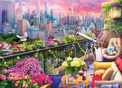 New York-i tetőkert Eurographics 1000 darabos kirakó puzzle (EUR-6000-6161) - puzzlegarden
