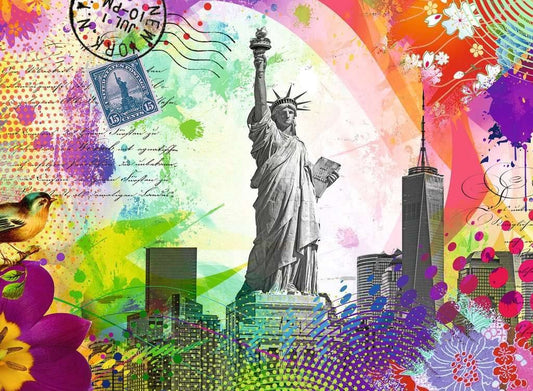 New York Képeslap Ravensburger 500 darabos kirakó puzzle (RA-17379 4005556173792) - puzzlegarden