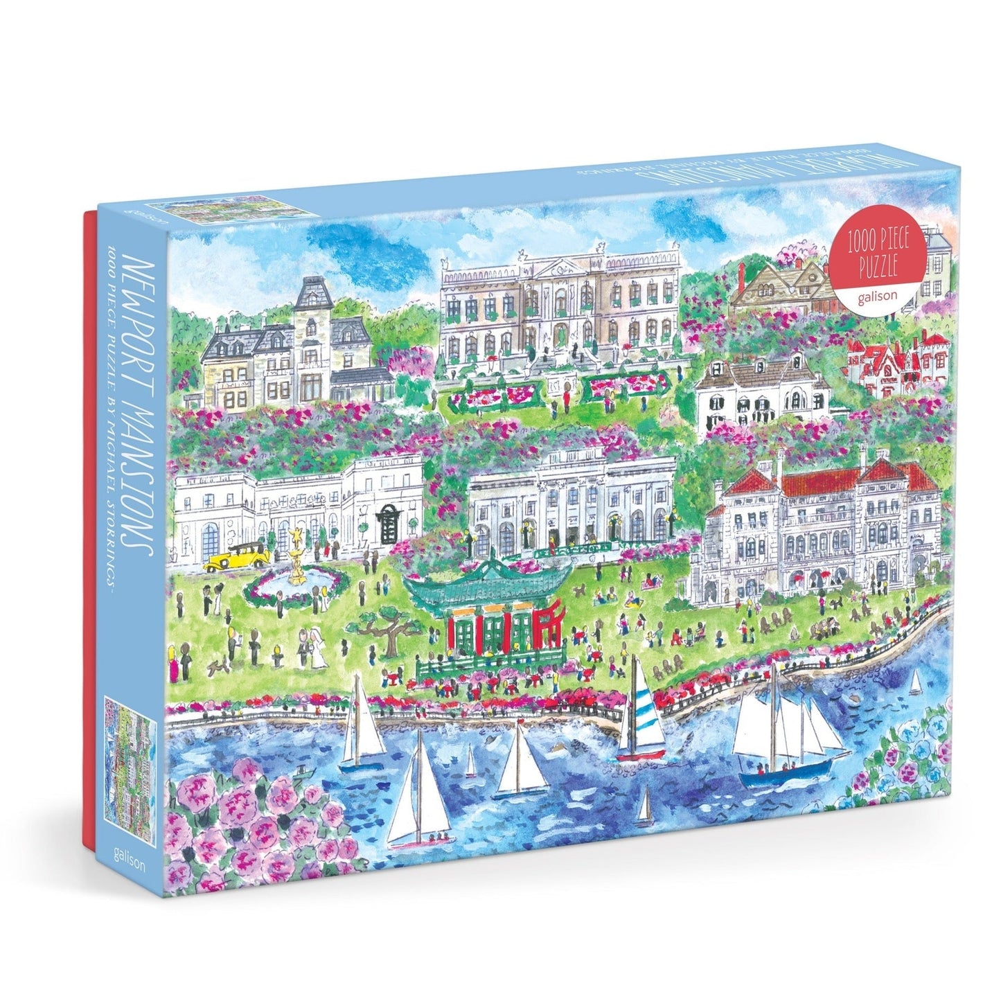 Newporti kastélyok Galison 1000 darabos kirakó puzzle (GA - 9780735382633 9780735382633) - puzzlegarden