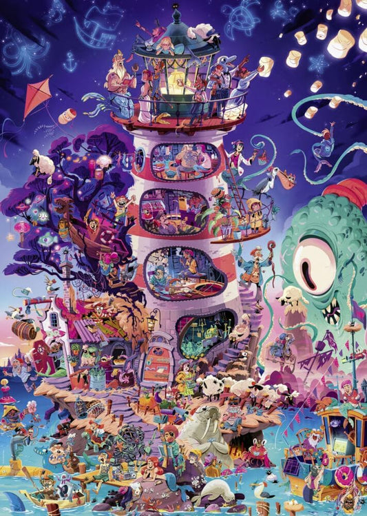 Nézd, egy világítótorony! HEYE 2000 darabos kirakó puzzle (HE-30049) - puzzlegarden