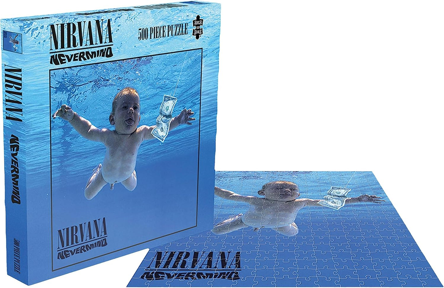 Nirvana - Nevermind Aquarius 500 darabos kirakó puzzle (AQ - RSAW107PZ 803343261738) - puzzlegarden