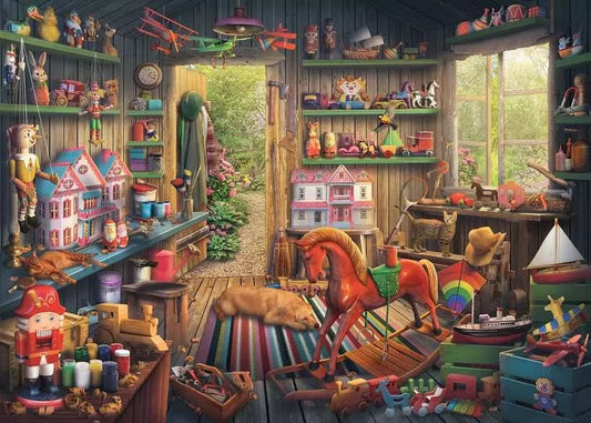 Nosztalgiajátékok Ravensburger 1000 darabos kirakó puzzle (RA - 12000576) - puzzlegarden