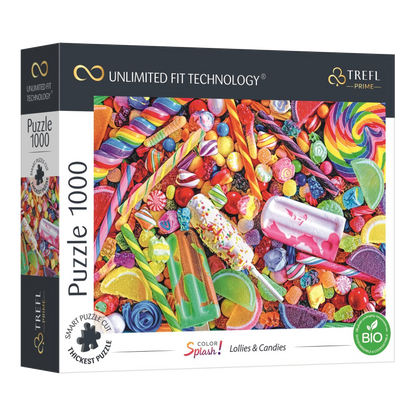 Nyalókák és Cukorkák Trefl 1000 darabos kirakó puzzle (TR-10701) - puzzlegarden