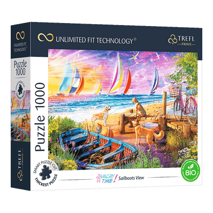 Nyaralás: Vitorlások Kilátása Trefl 1000 darabos kirakó puzzle (TR-10697) - puzzlegarden