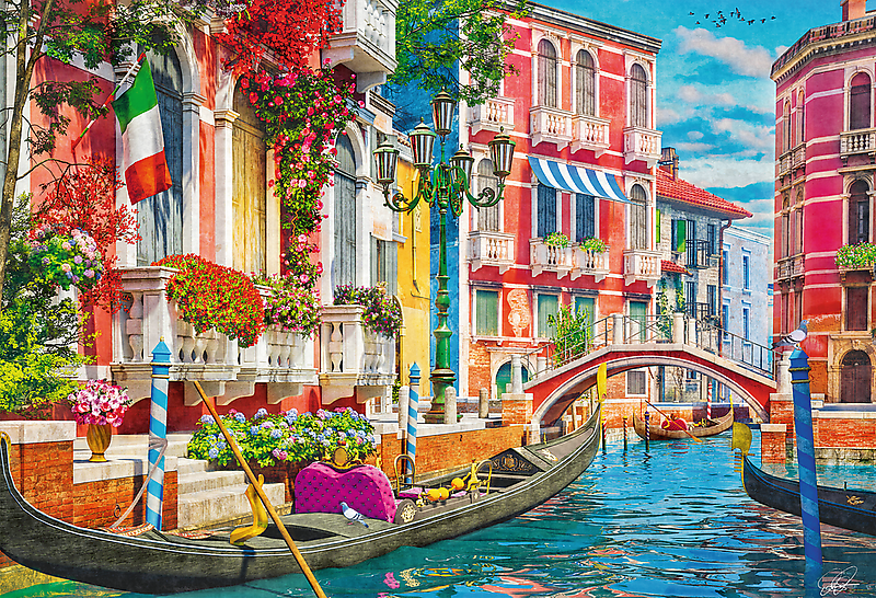 Nyári délután Velencében Trefl 1500 darabos kirakó puzzle (TR-26220) - puzzlegarden