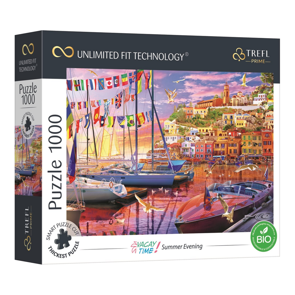 Nyári Este a Kikötőben Trefl 1000 darabos kirakó puzzle (TR-10696) - puzzlegarden