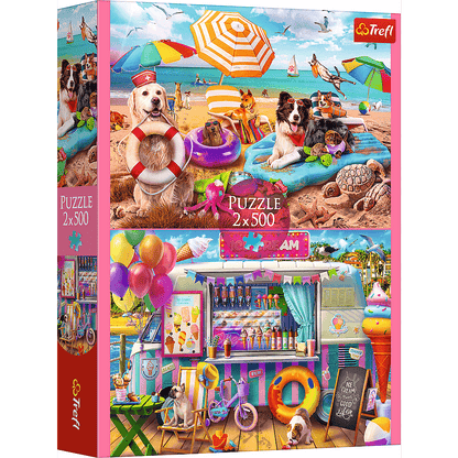 Nyári idő – 2x500 Trefl 500 darabos kirakó puzzle (TR - 37533) - puzzlegarden