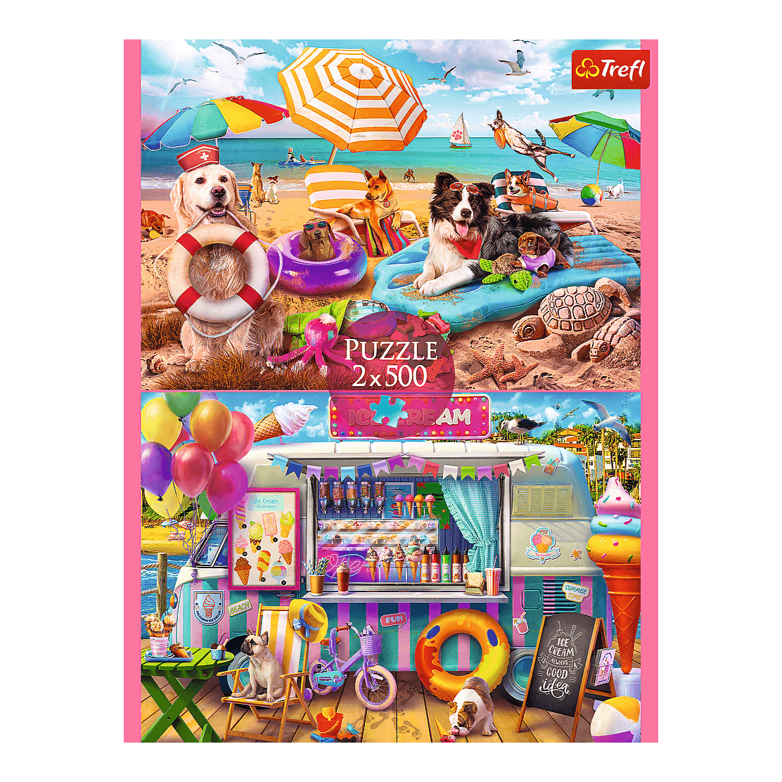 Nyári idő – 2x500 Trefl 500 darabos kirakó puzzle (TR-37533) - puzzlegarden