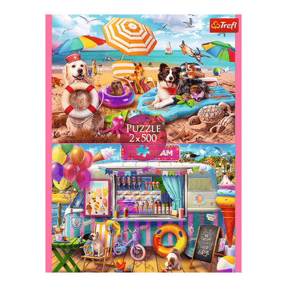 Nyári idő – 2x500 Trefl 500 darabos kirakó puzzle (TR-37533) - puzzlegarden