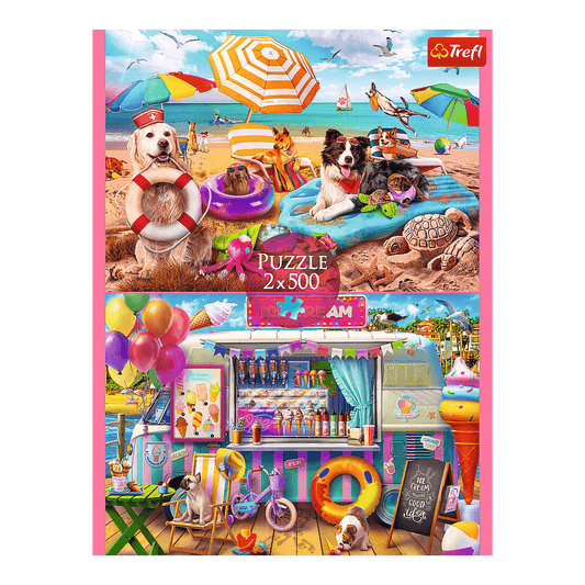 Nyári idő – 2x500 Trefl 500 darabos kirakó puzzle (TR-37533) - puzzlegarden
