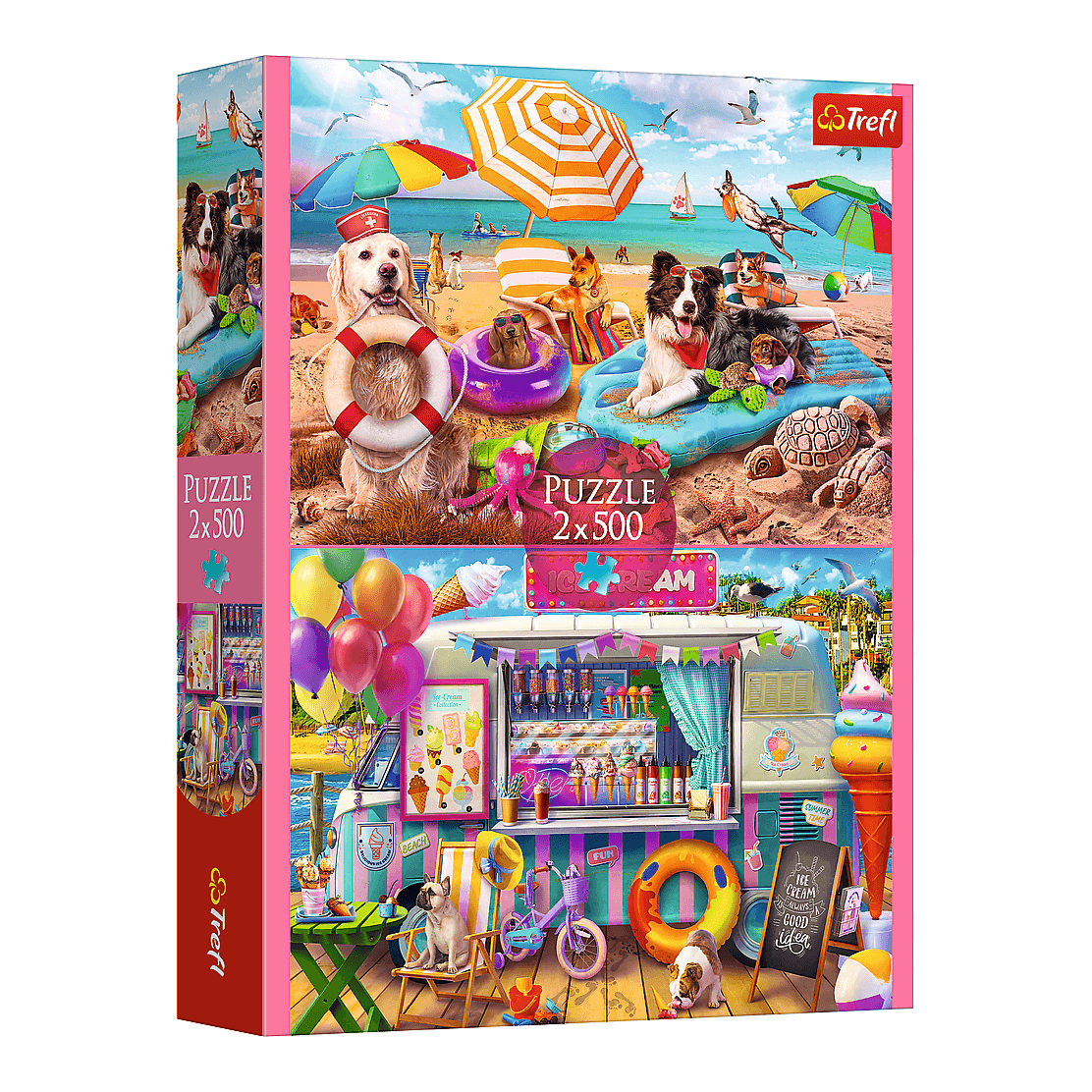 Nyári idő – 2x500 Trefl 500 darabos kirakó puzzle (TR-37533) - puzzlegarden