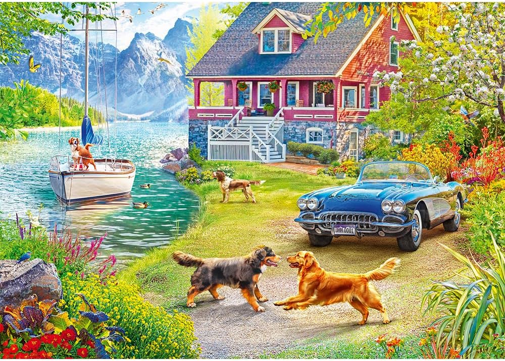 Nyári Kikapcsolódás - 2x500 Trefl 500 darabos kirakó puzzle (TR - 37497 5900511374971) - puzzlegarden