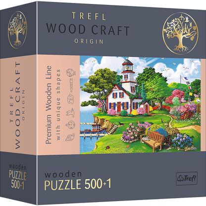 Nyári Menedék - Fa kirakó Trefl Wood Craft 500 darabos kirakó puzzle (TR - 20161 5900511201611) - puzzlegarden