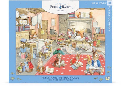 Nyúl Péter Könyvklubja New York Puzzle Company 1000 darabos kirakó puzzle (NYPC - NPZBP2428 840291701930) - puzzlegarden