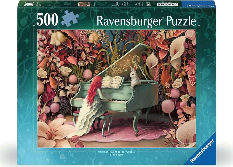 Nyuszi koncert Ravensburger 500 darabos kirakó puzzle (RA-12001010 4005555010104) - puzzlegarden
