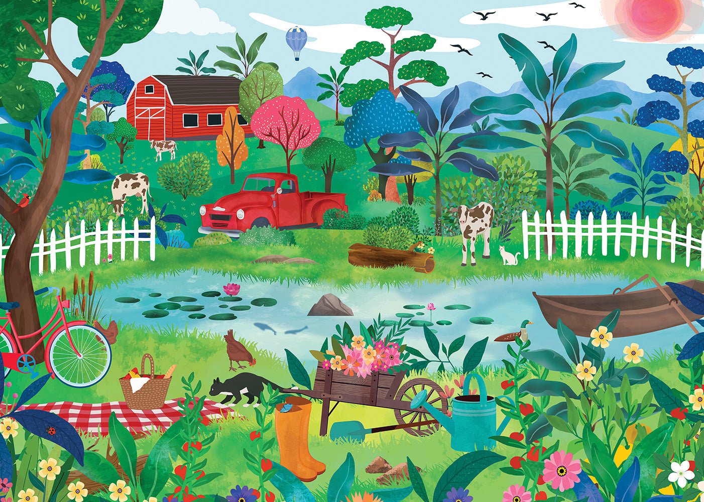 Óda a tavaszhoz – 2×500 Pieces & Peace 500 darabos kirakó puzzle (PaP-00203) - puzzlegarden