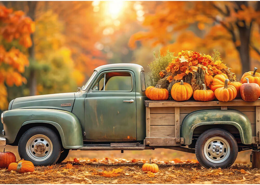 Őszi teherautó Trefl 1000 darabos kirakó puzzle (TR-USA_99234) - puzzlegarden
